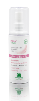 PURA NATURA Silky & Beauty dezodorant w sprayu z proteinami jedwabiu 100ml